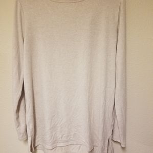 Cream Blouse with peek-a-boo back
